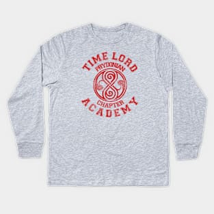 Time Lord Academy Kids Long Sleeve T-Shirt